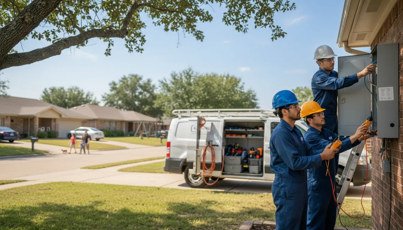 Certified electrician providing emergency electrical services in Jolley, IA